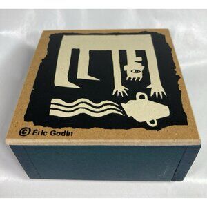 Hubertoucourt Eric Godin Aquarius Wood Trinket Box